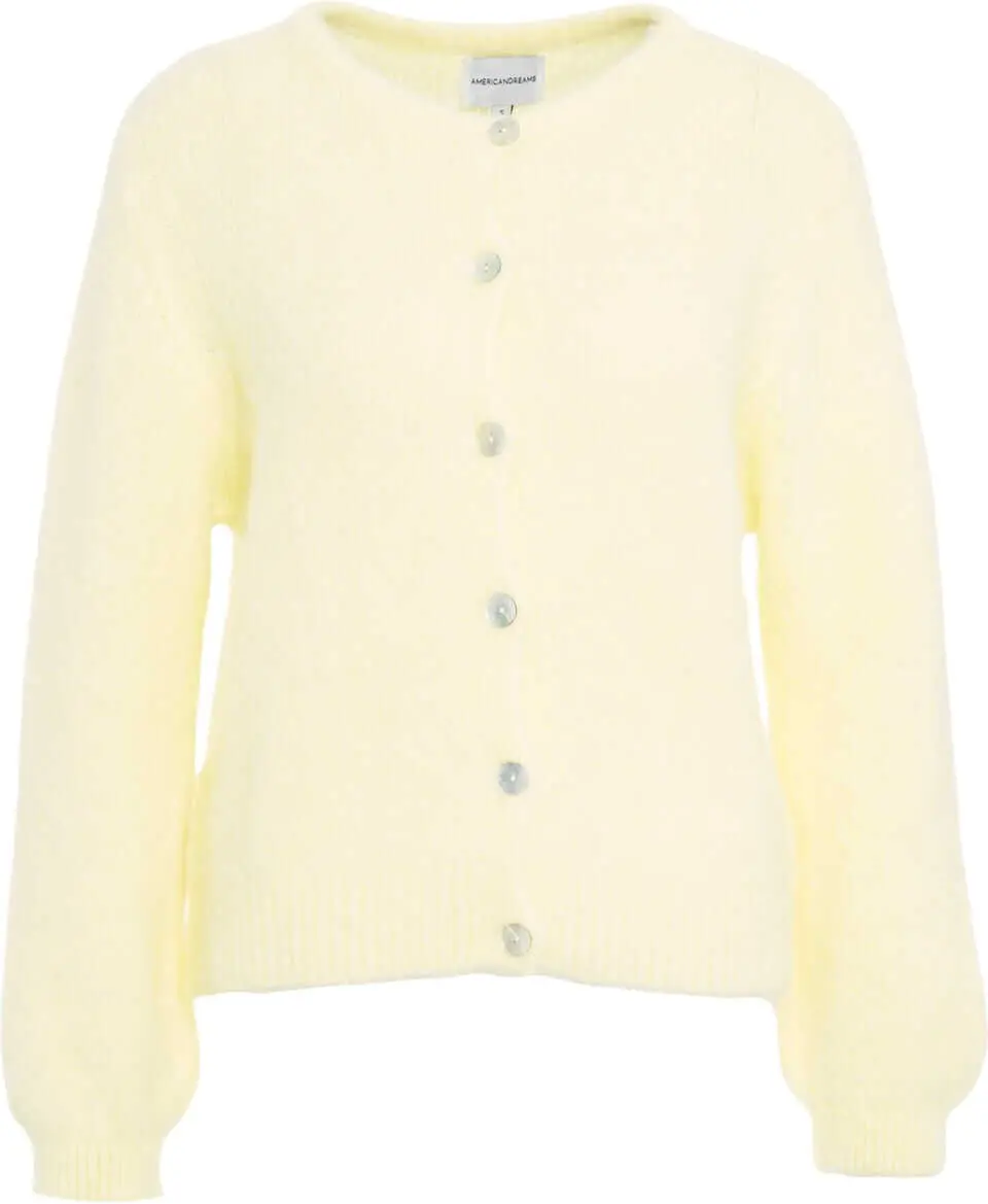 Cardigane American Dreams Alpaca blend cardigan Susan Yellow Femei (BM 19030507) 1