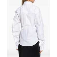 Bluze elegante Dama - Bluze elegante DSQUARED2 Shirt with logo detail White Femei (BM 19030516) - B-mall.ro