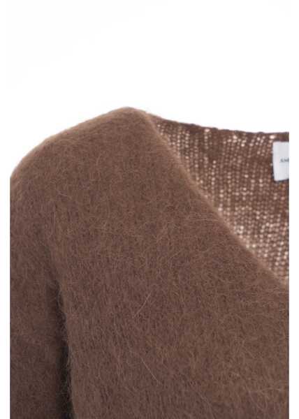 Pulovere American Dreams Alpaca sweater Milana Brown Femei (BM 19030519) 6
