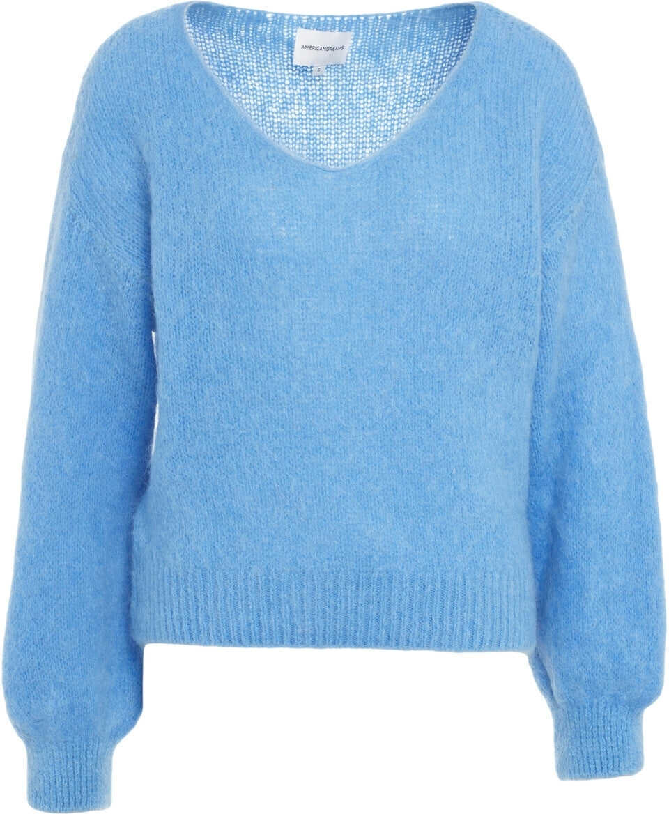 Pulovere American Dreams Alpaca sweater Milana Blue Femei (BM 19030519) 2