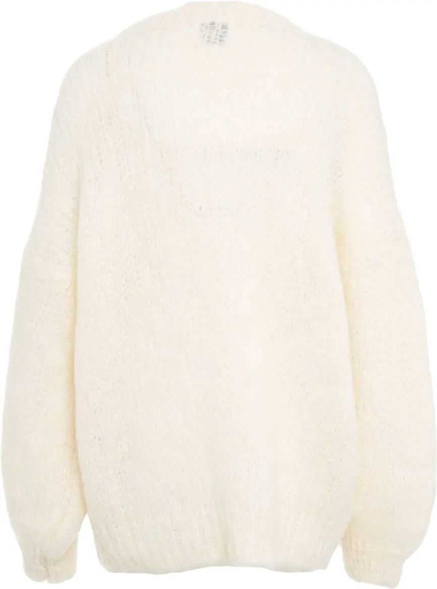 Pulovere American Dreams Oversize knit sweater Pepper White Femei (BM 19030537) 5