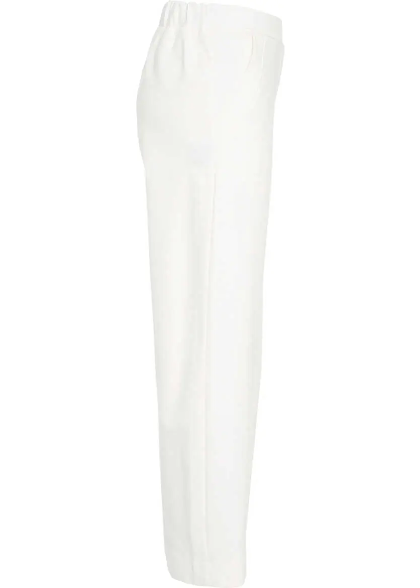 Pantaloni casual OBLO UNIQUE Palazzo pants White Femei (BM 19030540) 3