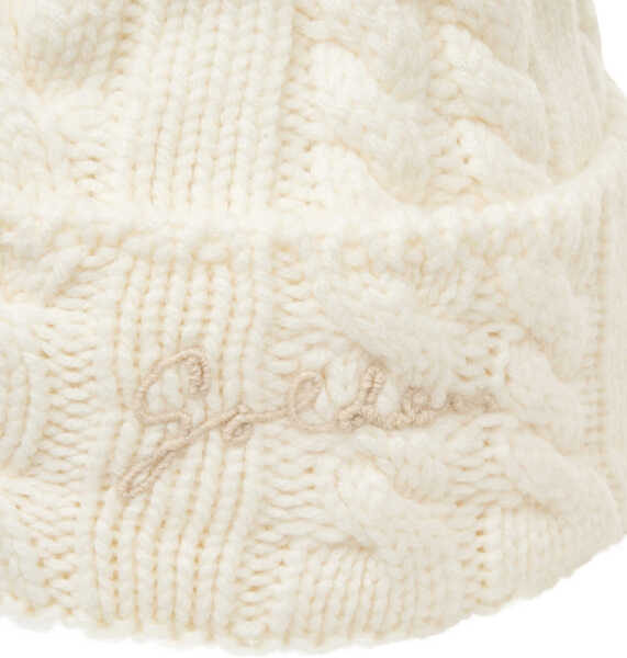 Caciuli Golden Goose Beanie with cable knit pattern Dee White Barbati (BM 19030543) 6