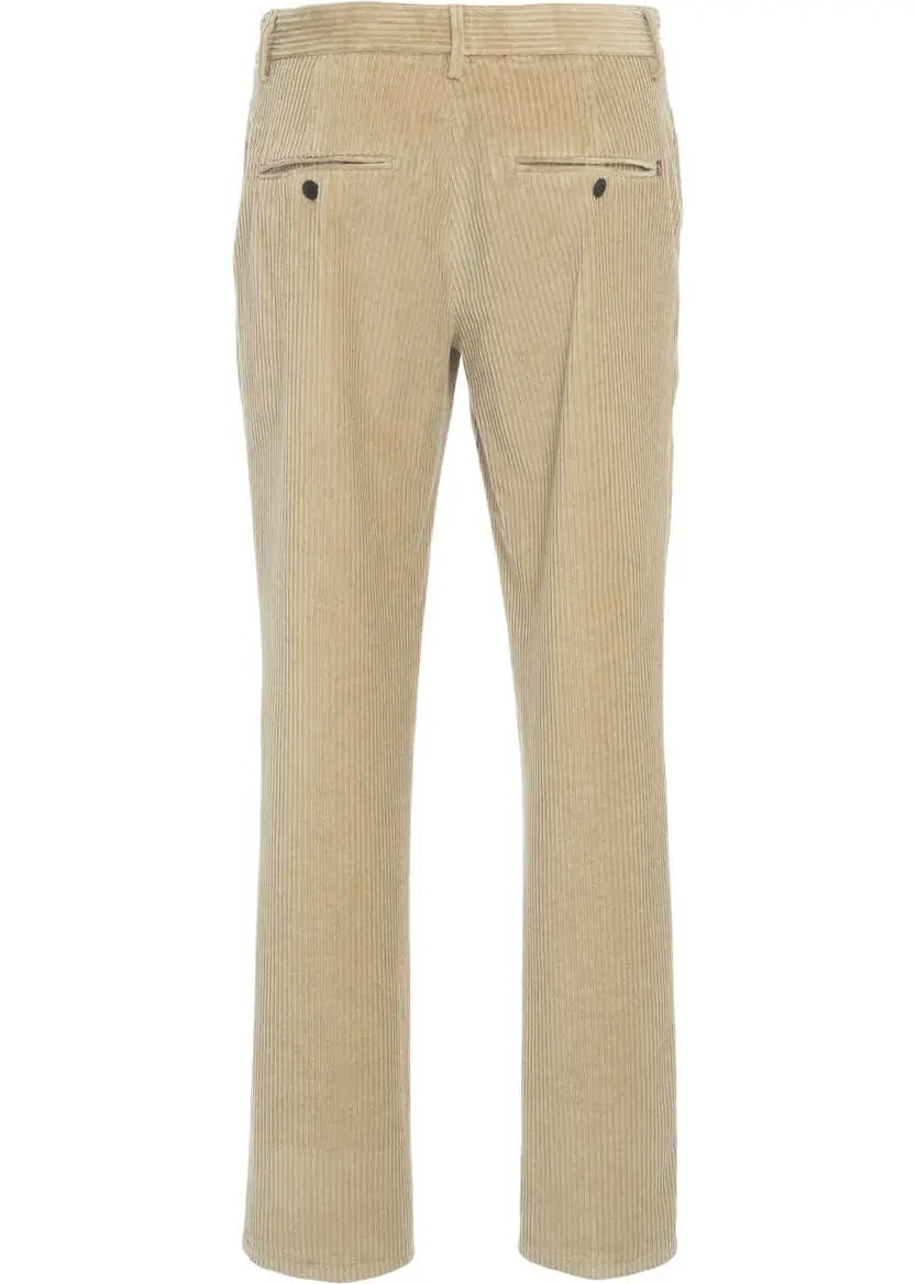Pantaloni casual Dondup Corduroy pants Beige Barbati (BM 19030546) 5