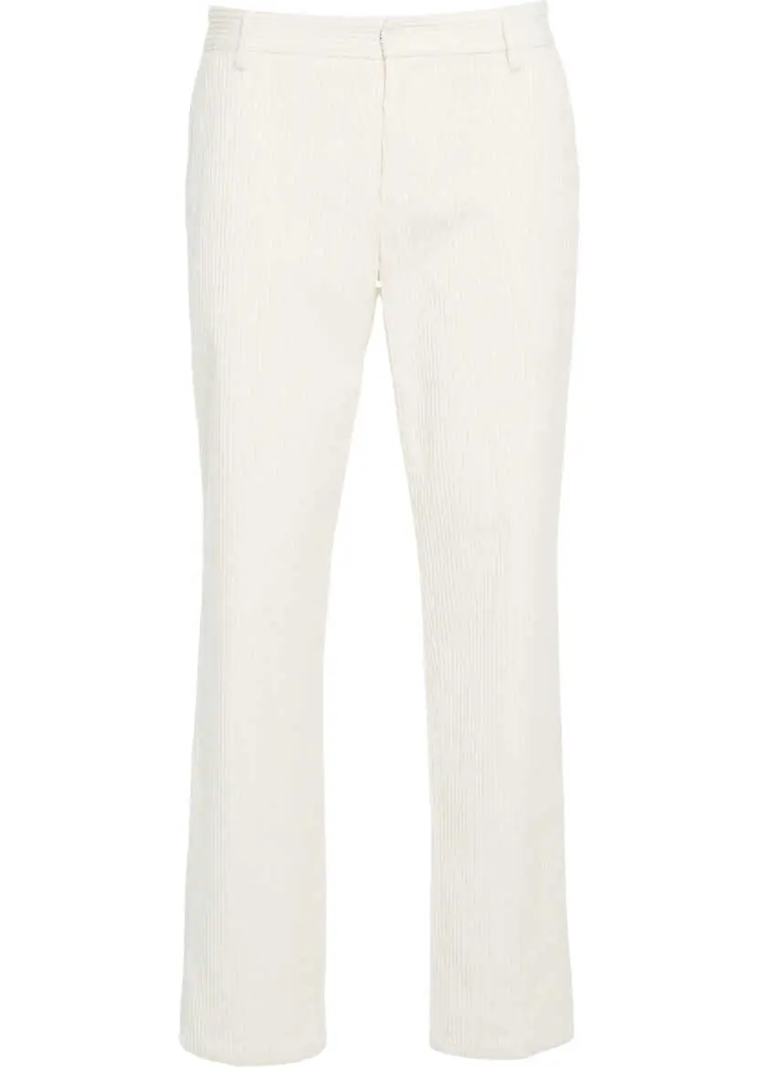 Pantaloni casual Dondup Corduroy pants White Barbati (BM 19030546) 1