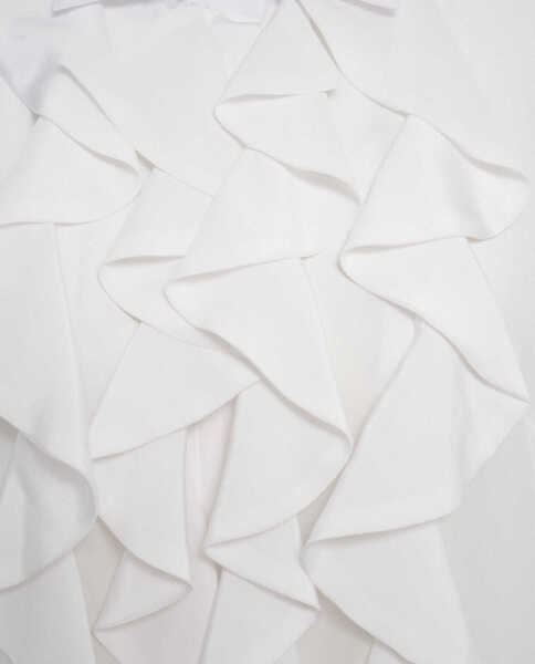 Bluze Himons Blouse with ruffle details White Femei (BM 19030549) 5