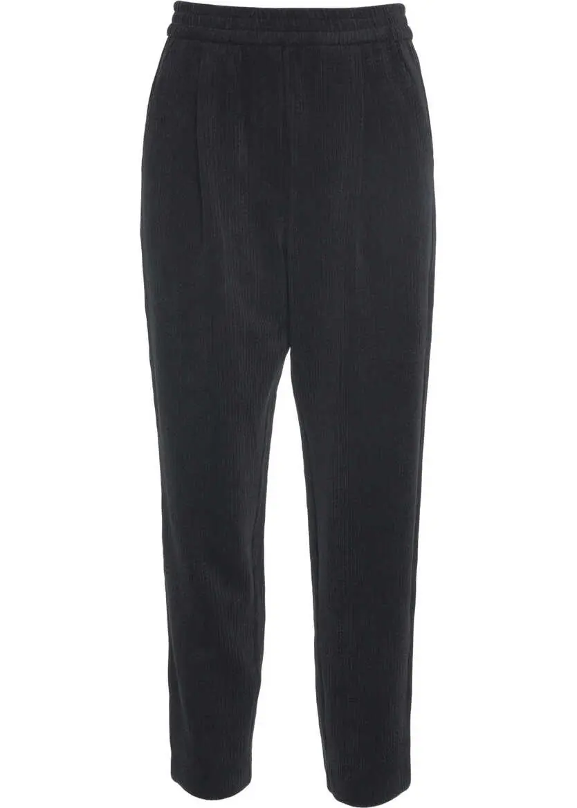 Pantaloni casual 8PM Pants Silvia Black Femei (BM 19030558) 2