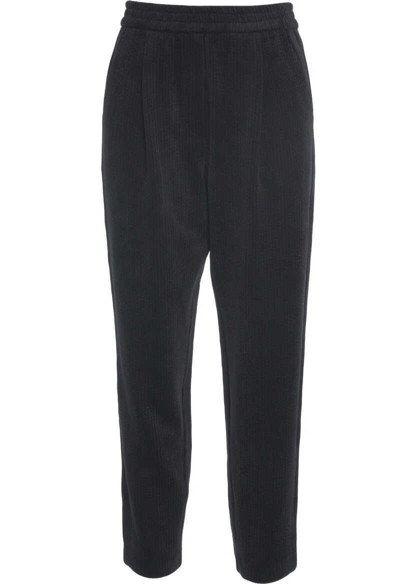 Pantaloni casual 8PM Pants Silvia Black Femei (BM 19030558) 1