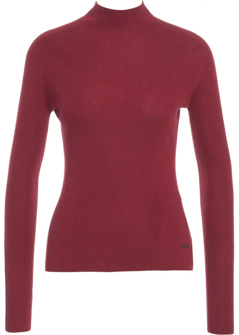 Pulovere AlphaTauri Wool knit sweater Red Femei (BM 19030570) 2