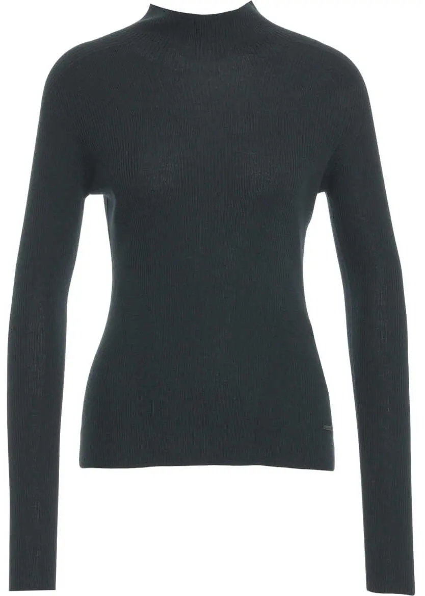 Pulovere AlphaTauri Wool knit sweater Black Femei (BM 19030570) 2