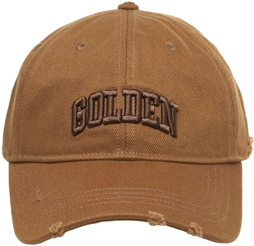 Sepci Golden Goose Baseball cap with logo embroidery Beige Barbati (BM 19030576) 2