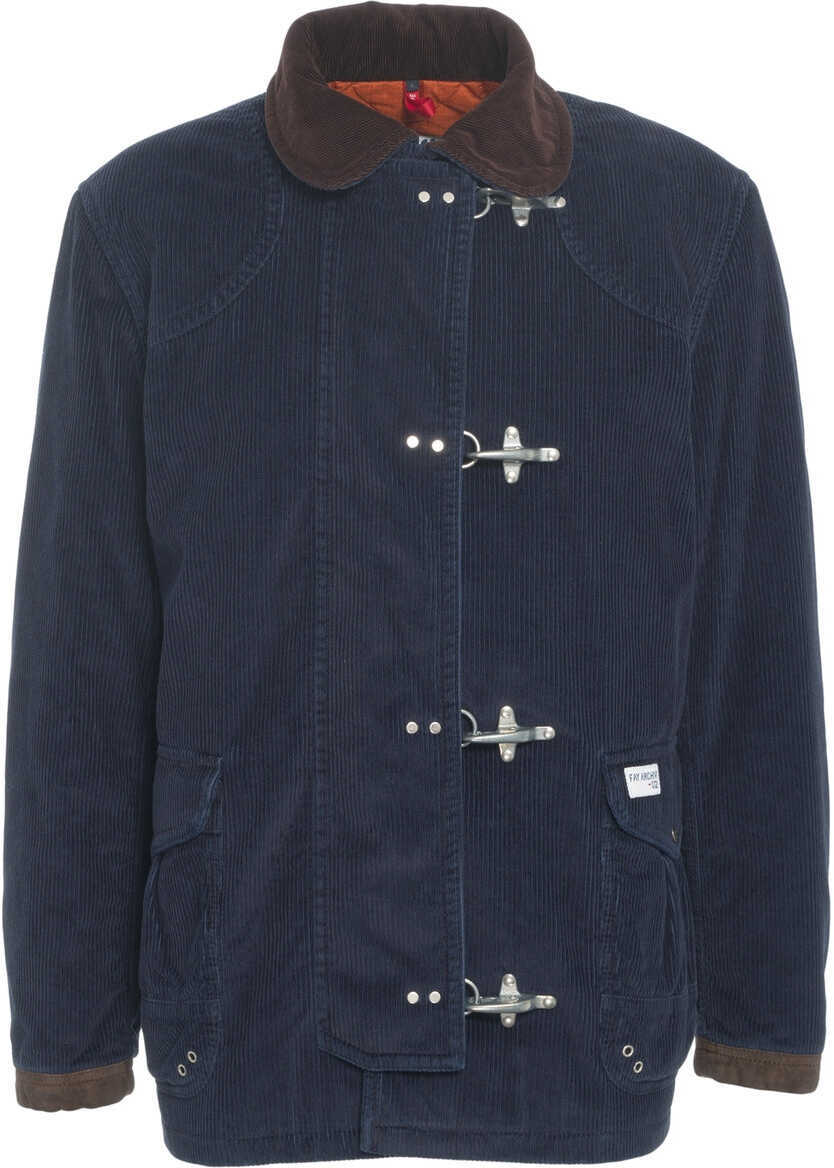 Jachete Fay Corduroy jacket 4 Ganci Blue Barbati (BM 19030606) 1