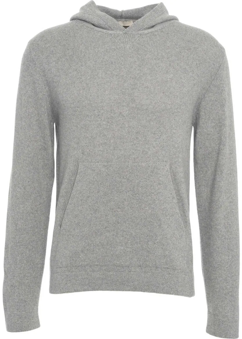 Bluze de trening Daniele Fiesoli Cashmere knit hoodie Grey Barbati (BM 19030615) 2