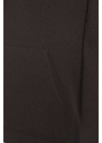 Bluze de trening Daniele Fiesoli Cashmere knit hoodie Brown Barbati (BM 19030615) 5