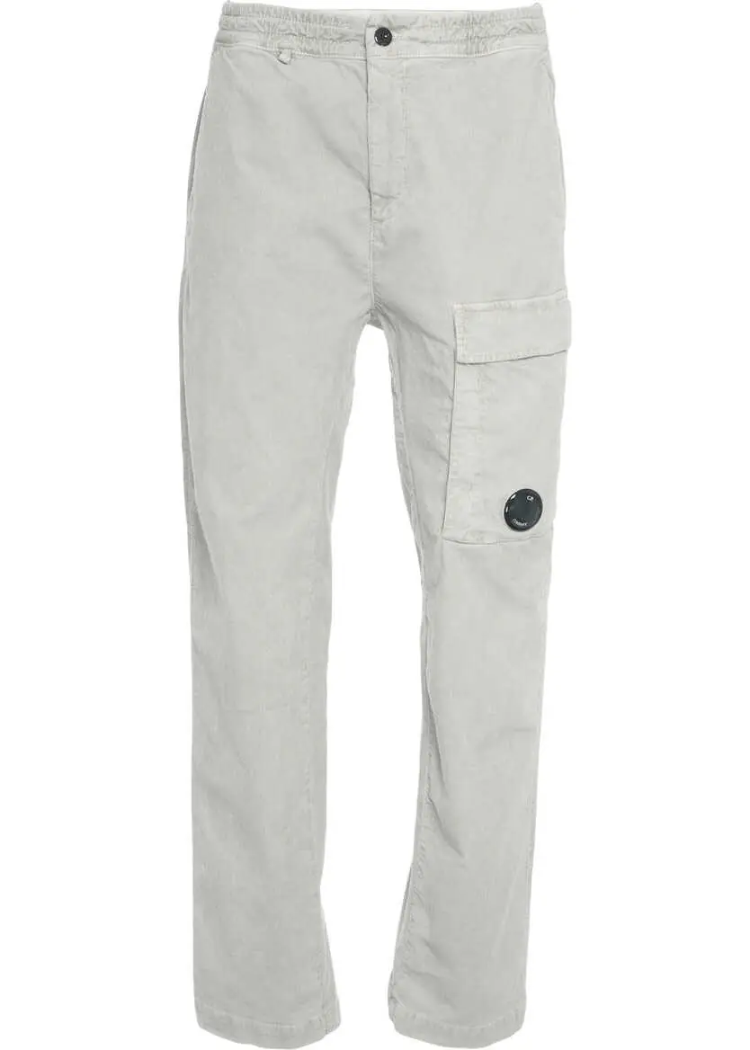 Pantaloni casual C.P. Company Cargo pants with logo Grey Barbati (BM 19030618) 2