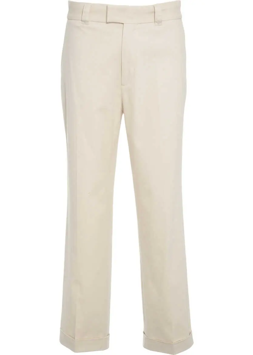 Pantaloni casual Paolo Pecora Chino trousers White Barbati (BM 19030642) 2