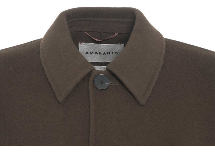 Jachete AMARANTO Wool blend overshirt Brown Barbati (BM 19030657) 4