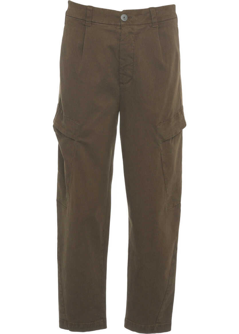 Pantaloni casual Transit Cargo pants Brown Barbati (BM 19030660) 2