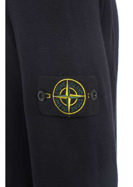 Pulovere Stone Island Knit sweater with logo Blue Barbati (BM 19030663) 5