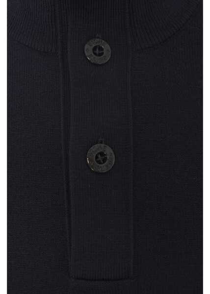 Pulovere Stone Island Knit sweater with logo Blue Barbati (BM 19030663) 6