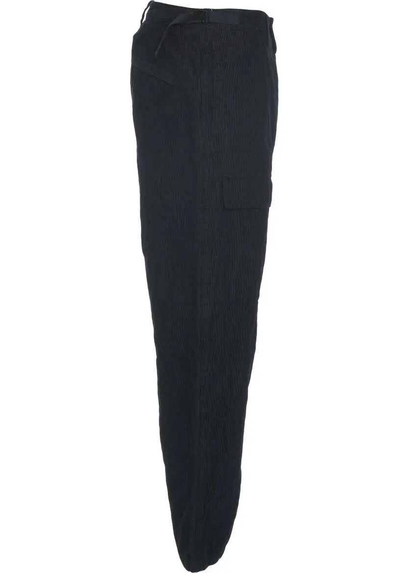 Pantaloni casual Stone Island Cargo pants with logo Blue Barbati (BM 19030681) 5