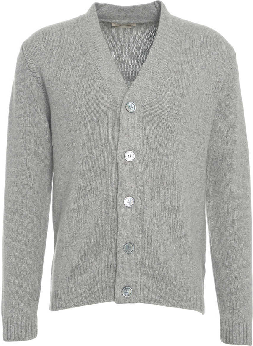 Cardigane Daniele Fiesoli Cashmere cardigan Grey Barbati (BM 19030696) 2