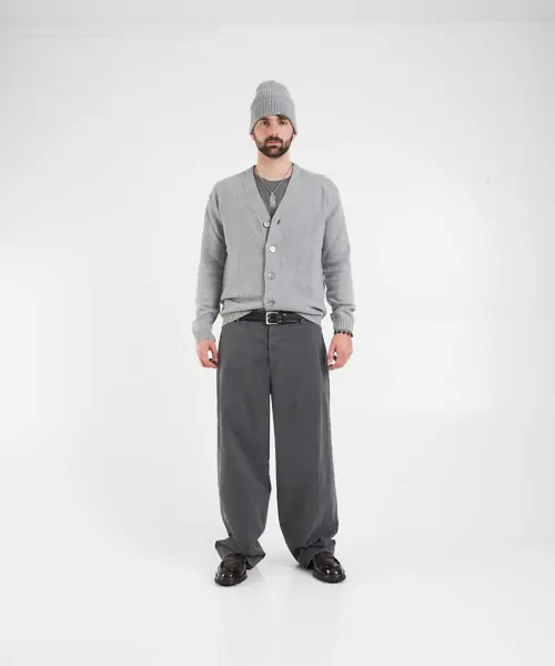 Cardigane Daniele Fiesoli Cashmere cardigan Grey Barbati (BM 19030696) 4