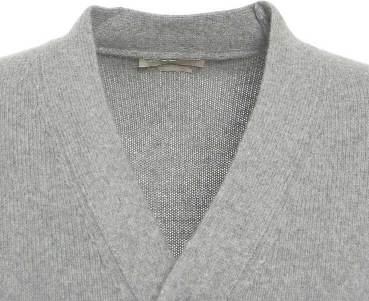 Cardigane Daniele Fiesoli Cashmere cardigan Grey Barbati (BM 19030696) 6