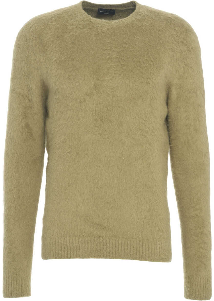 Pulovere Roberto Collina Brushed knit sweater Green Barbati (BM 19030711) 2