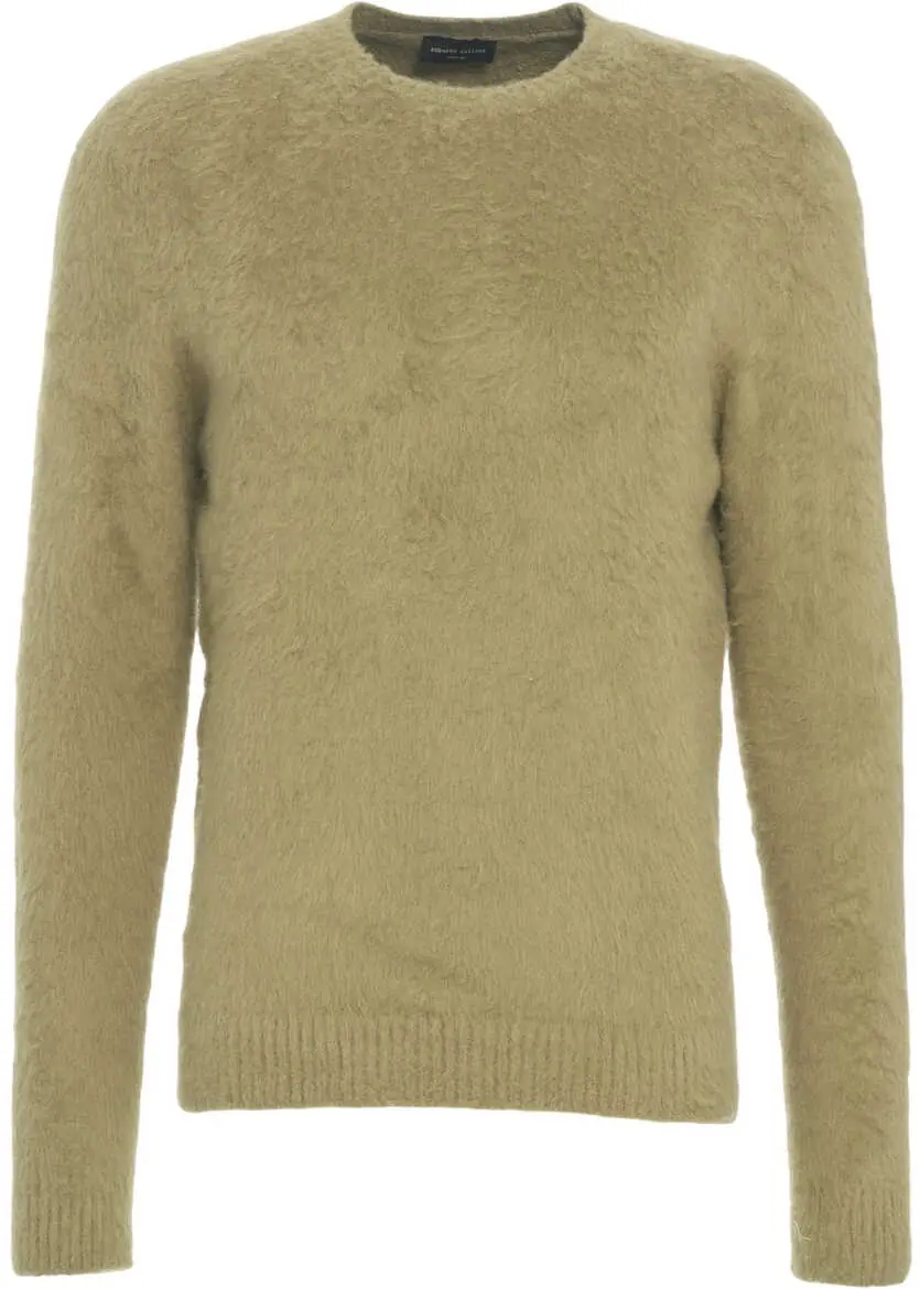 Pulovere Roberto Collina Brushed knit sweater Green Barbati (BM 19030711) 6