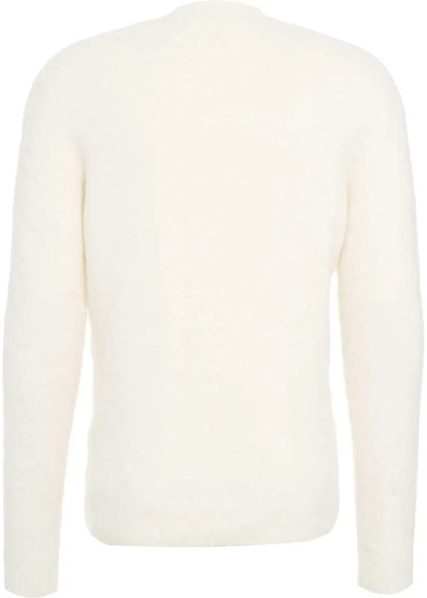 Pulovere Roberto Collina Brushed knit sweater White Barbati (BM 19030711) 4