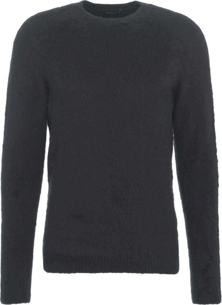 Pulovere Roberto Collina Brushed knit sweater Blue Barbati (BM 19030711) 2