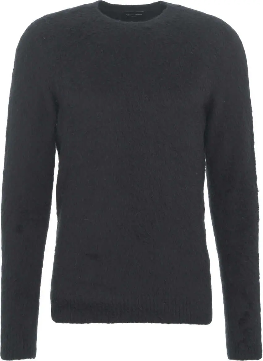 Pulovere Roberto Collina Brushed knit sweater Blue Barbati (BM 19030711) 3