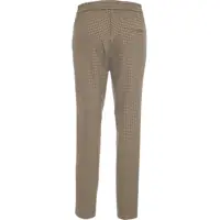 Pantaloni office Dama - Pantaloni office Gender Chino pants with check pattern Brown Femei (BM 19030717) - B-mall.ro