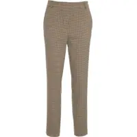 Pantaloni office Chino pants with check pattern Femei