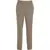 Gender Chino pants with check pattern Brown