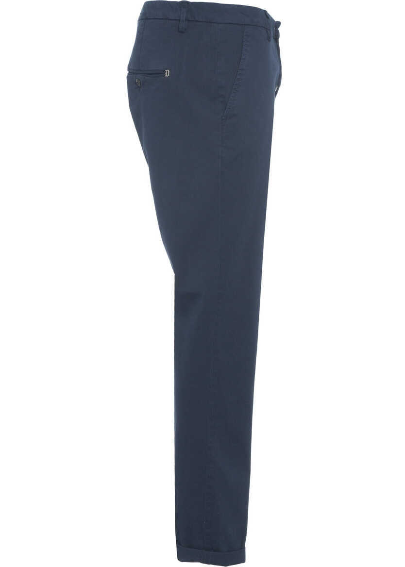 Pantaloni casual Dondup Chino pants Gaubert Blue Barbati (BM 19030726) 5