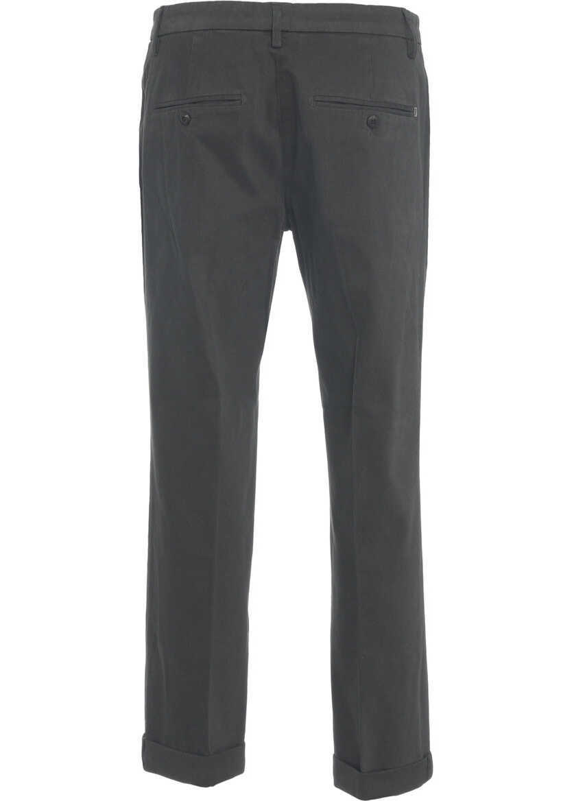 Pantaloni casual Dondup Chino pants Gaubert Grey Barbati (BM 19030729) 4
