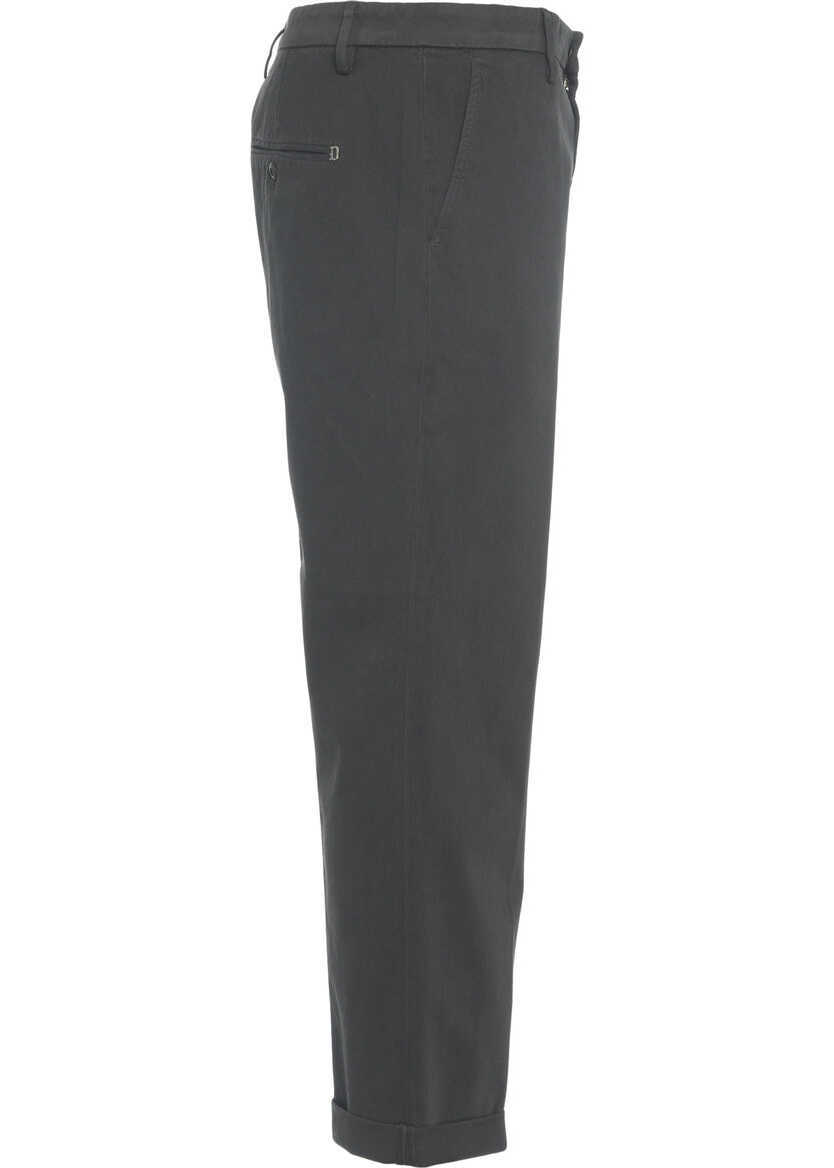 Pantaloni casual Dondup Chino pants Gaubert Grey Barbati (BM 19030729) 6