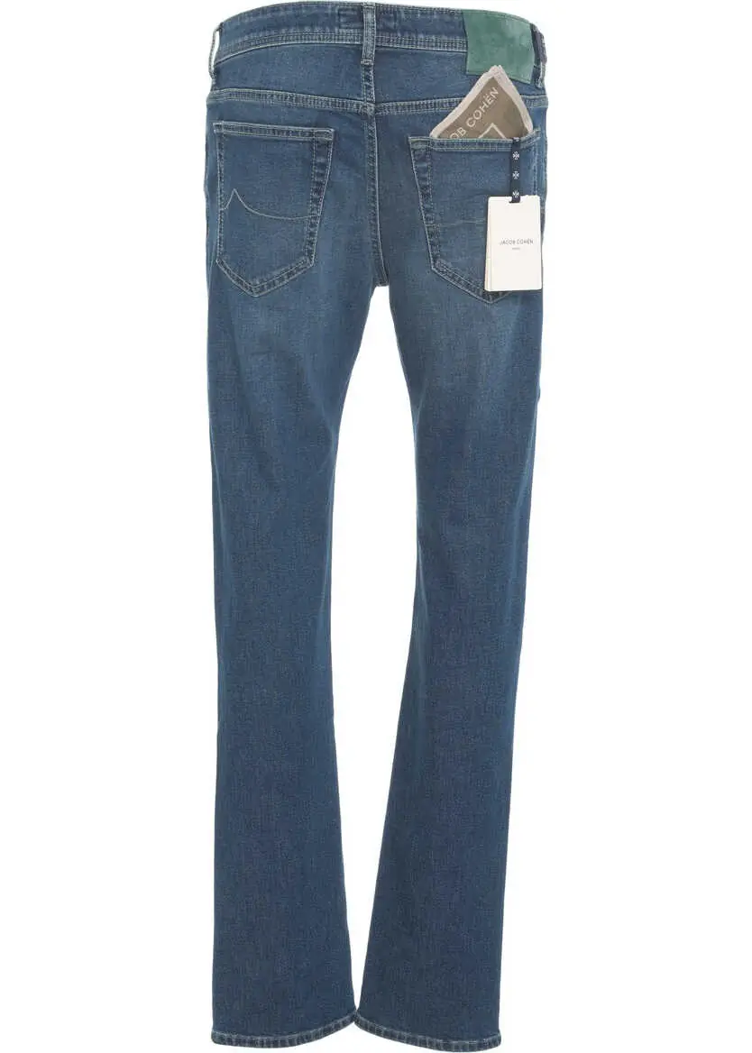 Blugi slim fit Jacob Cohen Slim fit jeans Bard Blue Barbati (BM 19030762) 4
