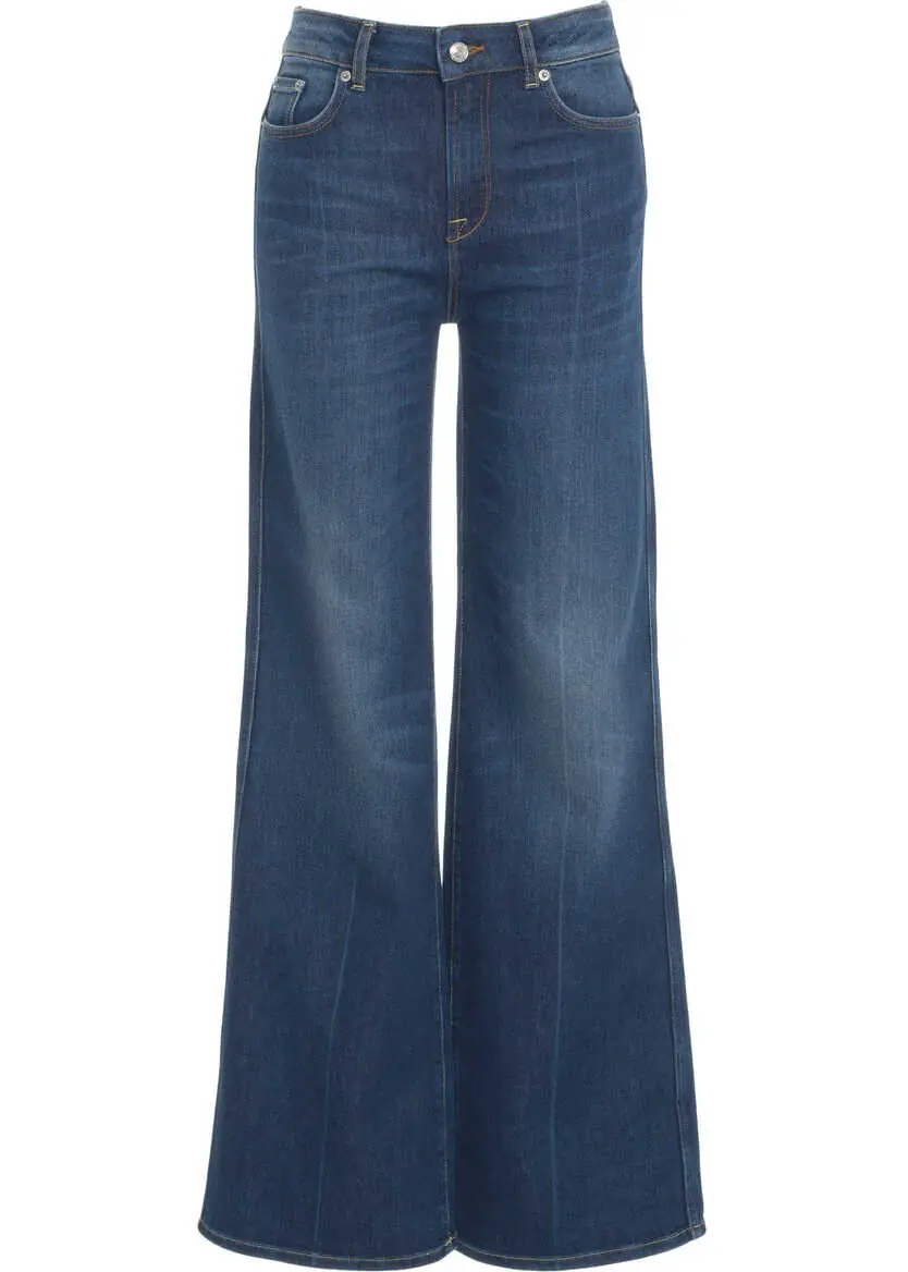 Blugi evazati Department Five Wide leg jeans Blue Femei (BM 19030768) 2