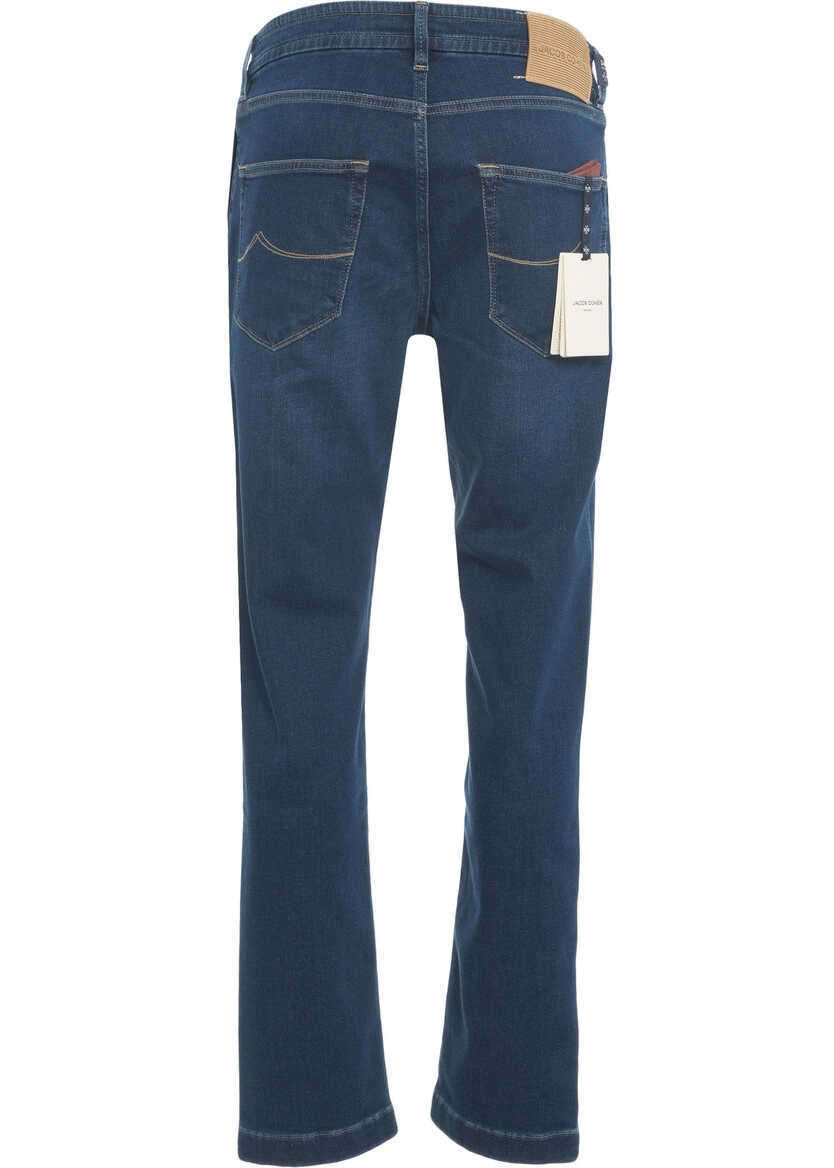 Blugi slim fit Jacob Cohen Slim fit jeans Pharrell Active Blue Barbati (BM 19030774) 4