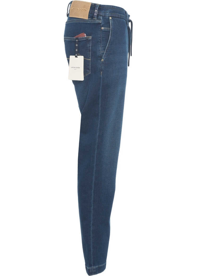 Blugi slim fit Jacob Cohen Slim fit jeans Pharrell Active Blue Barbati (BM 19030774) 6