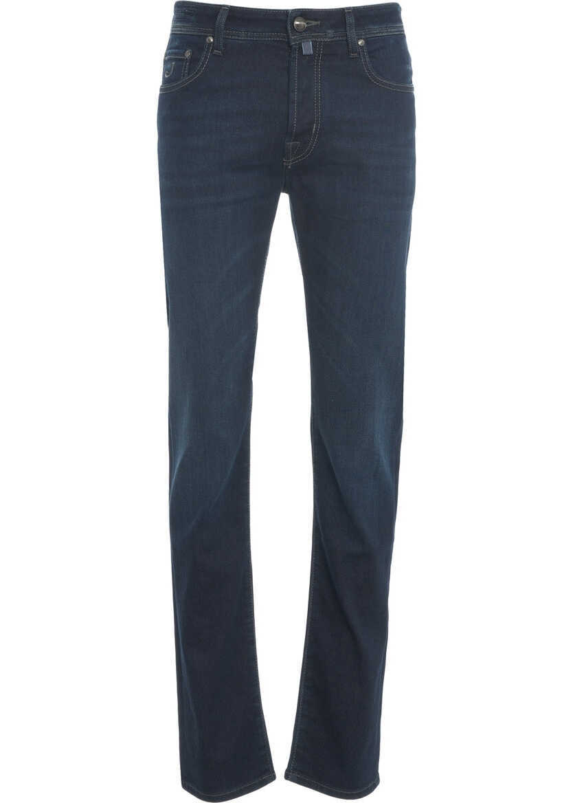 Blugi slim fit Jacob Cohen Slim fit jeans Bard Blue Barbati (BM 19030816) 2