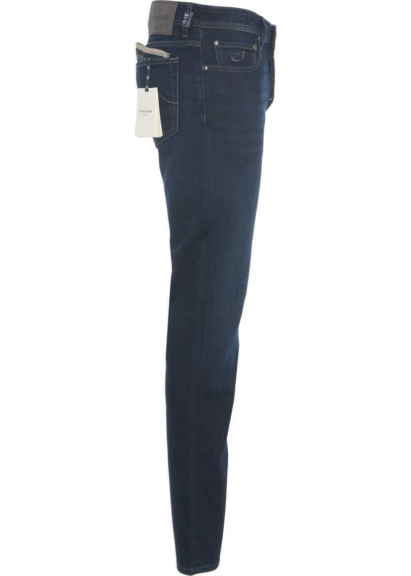 Blugi slim fit Jacob Cohen Slim fit jeans Bard Blue Barbati (BM 19030816) 3