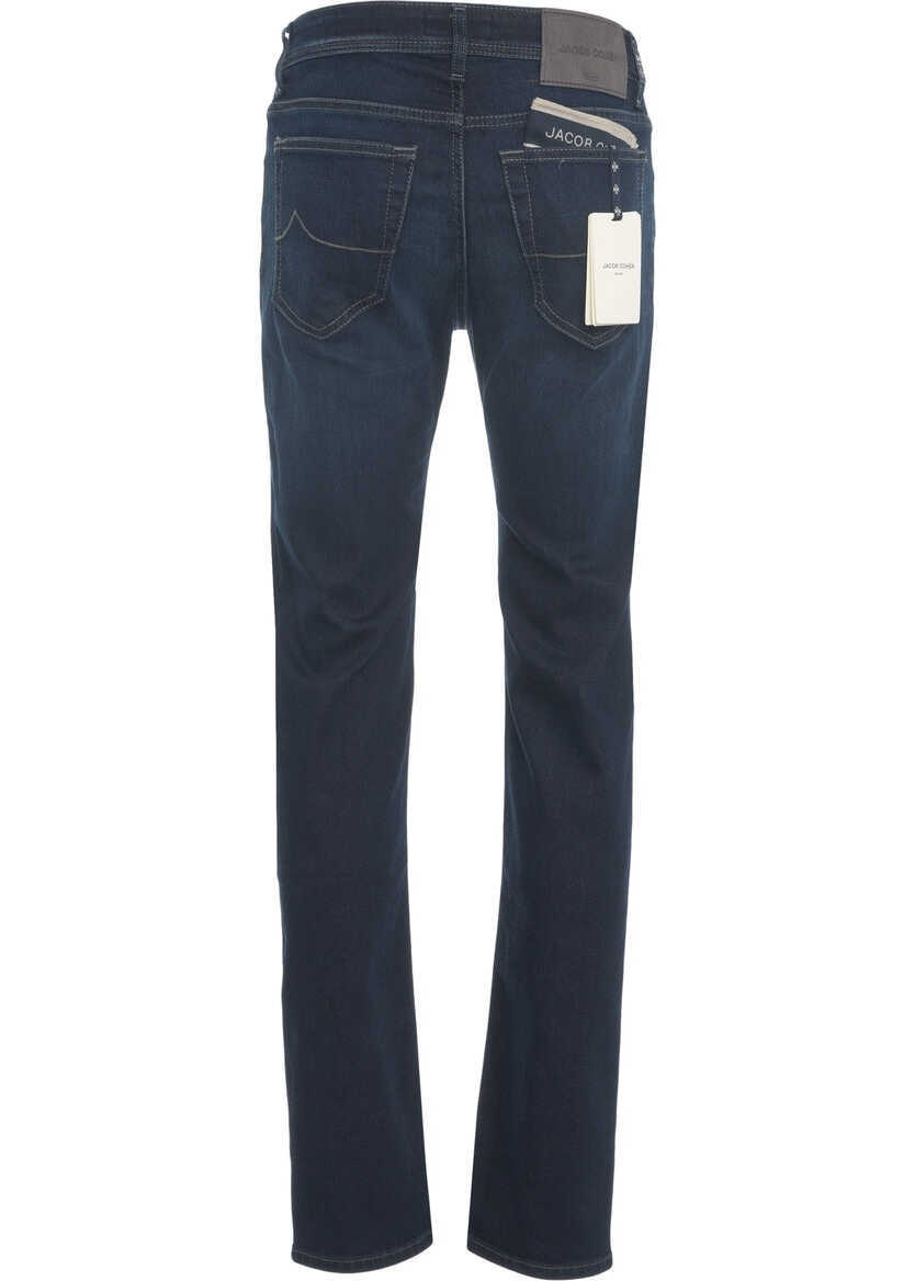 Blugi slim fit Jacob Cohen Slim fit jeans Bard Blue Barbati (BM 19030816) 4