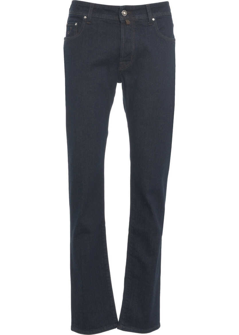 Blugi slim fit Jacob Cohen Slim fit jeans Bard Blue Barbati (BM 19030825) 5