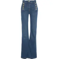 Blugi evazati Jeans with decorative buttons Femei