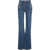 Elisabetta Franchi Jeans with decorative buttons Blue