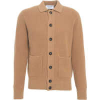 Pulovere casual Ribbed knit jacket with collar Barbati